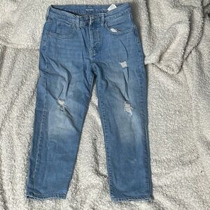 Old Navy Men's Light Blue Ripped Jeans